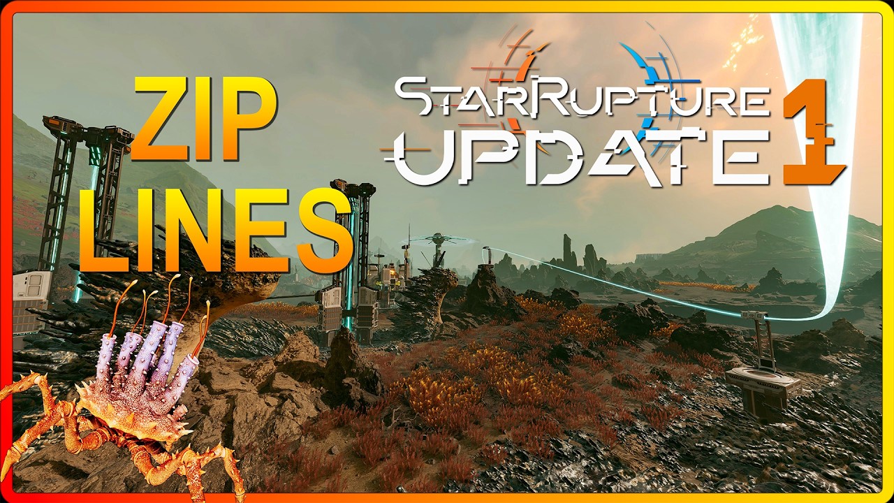 StarRupture Update 1 First Look: Zip Line Mechanics Are A Game Changer!