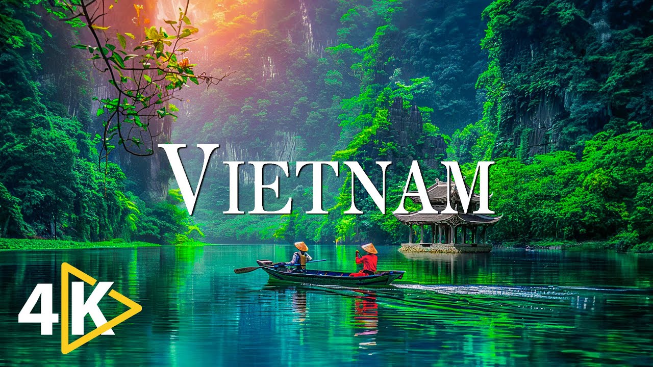 FLYING OVER VIETNAM (4K UHD) &mdash; успокаивающая музыка и красивое видео о природе &mdash; видео 4K Ultra HD