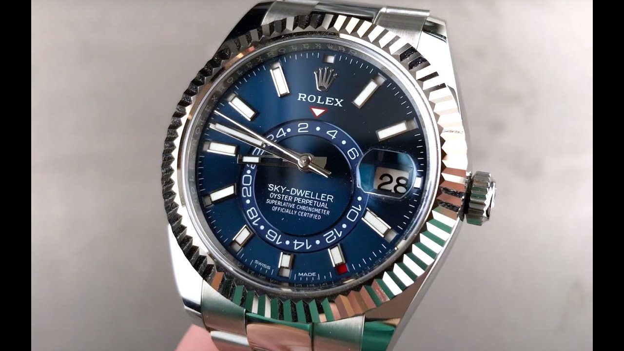 Rolex Sky-Dweller GMT Roczny Kalendarz 326934 Recenzja Zegarka Rolex