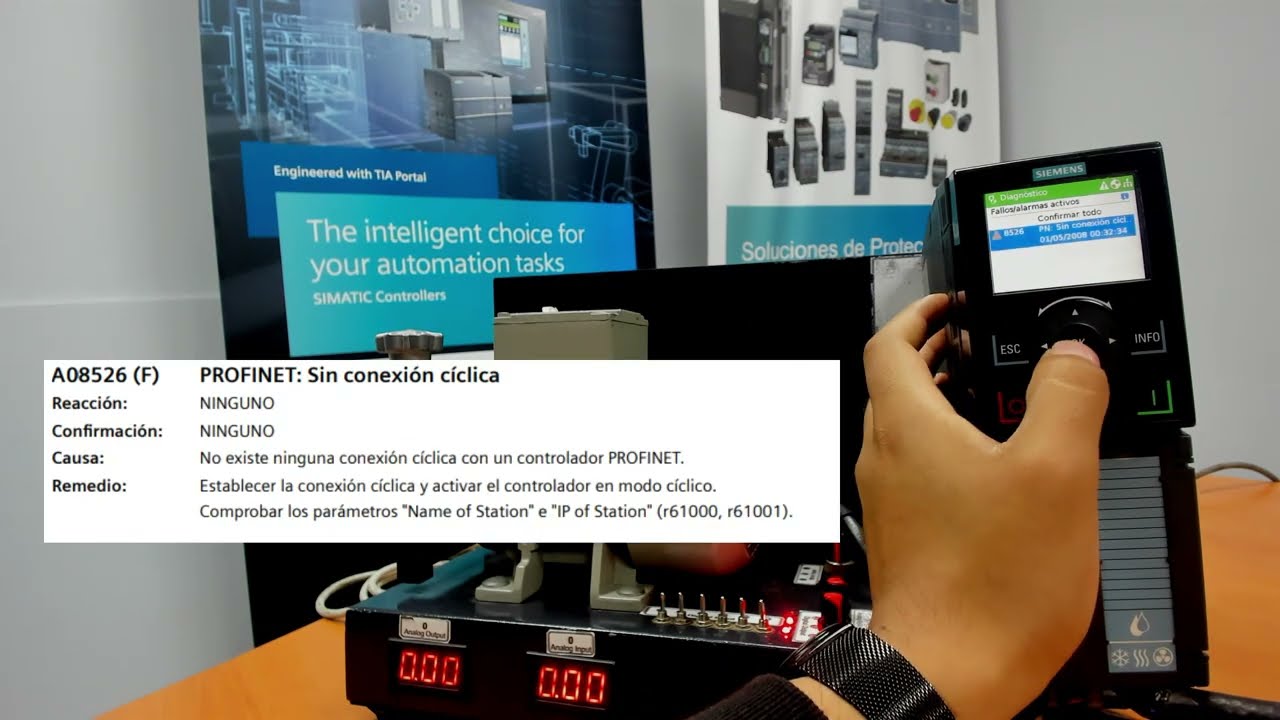 VARIADOR DE FRECUENCIA G120X / Puesta en marcha Variador de velocidad SINAMICS G120X SIEMENS