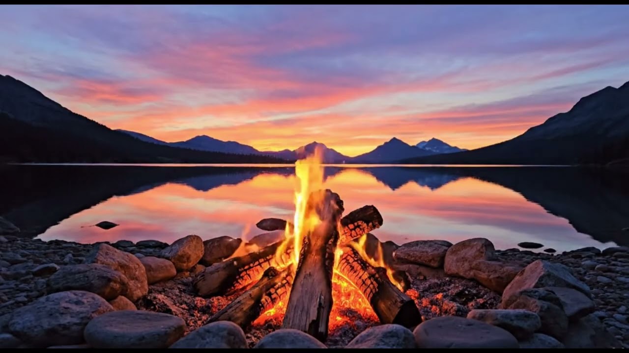 Cozy Campfire ASMR 🔥 Crackling Fire Sounds for Deep Sleep, Relaxation & Stress Relief