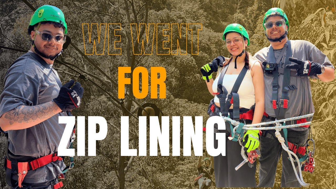 WE WENT FOR ZIP-LINING IN MOUNT TAMBORINE || NEPALI VLOG ||