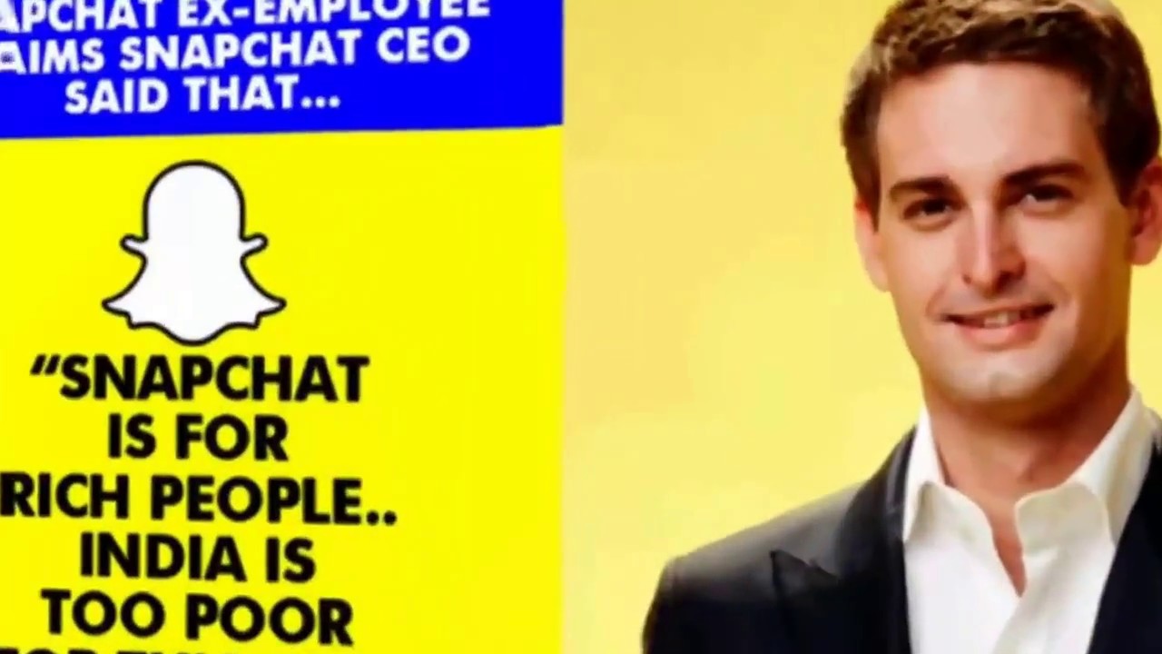 SnapChat CEO Statement on India  ___Lets Show the Power Of India