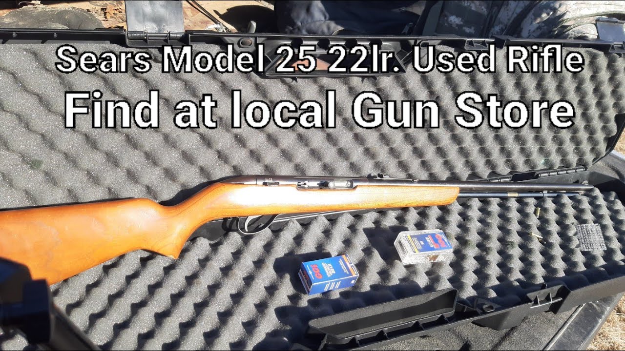 Sears Model 25 22LR. Редкая находка.