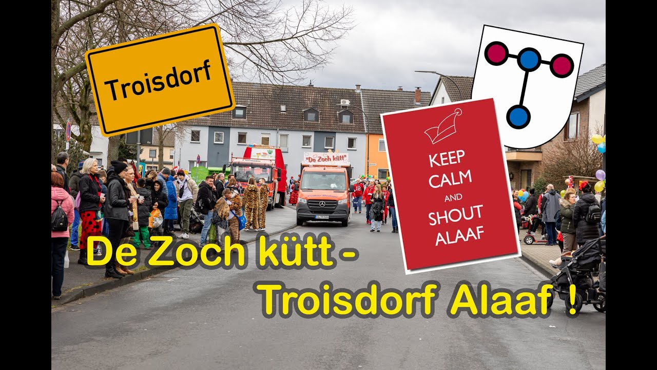 Troisdorfs jecke Karnevalszüge 2024 - Innenstadt / Mitte