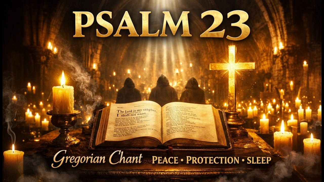 PSALM 23 Gregorian Chant – The Most Powerful Prayer for Peace, Protection and Sleep