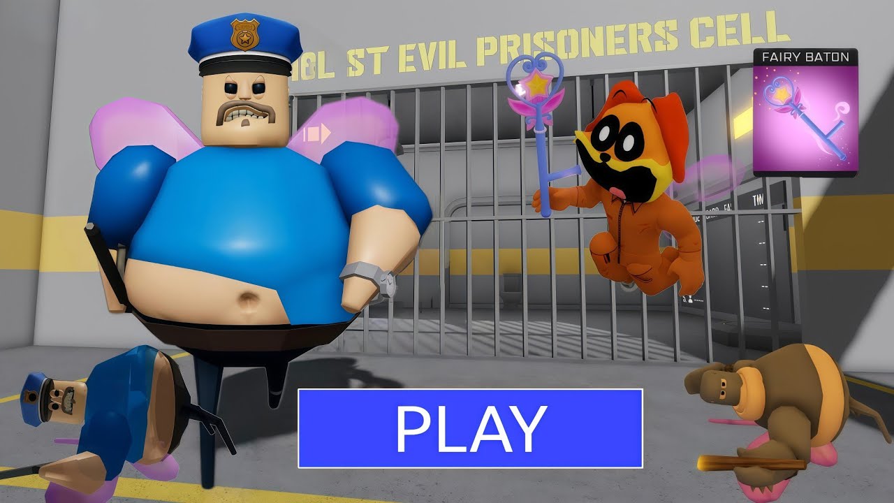 NEW UPDATE BARRY'S PRISON RUN! FAIRY BATON BATTLE EVENT (OBBY) ROBLOX