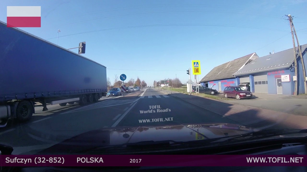 Sufczyn (32-852) POLAND 2017 Dashcam Driving Movies WWW.TOFIL.NET