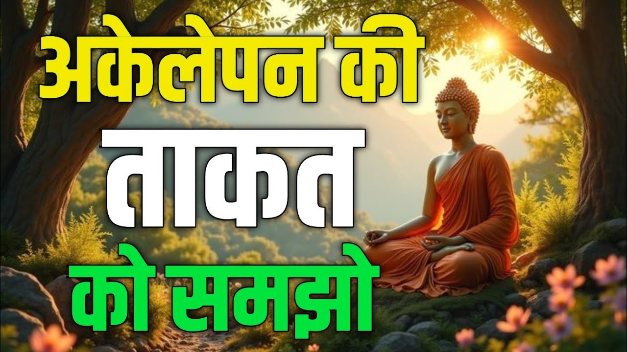 अकेलेपन की ताकत को समझो | बुद्ध की गहरी कहानी | Power of Being Alone |  Buddhist Story Hindi