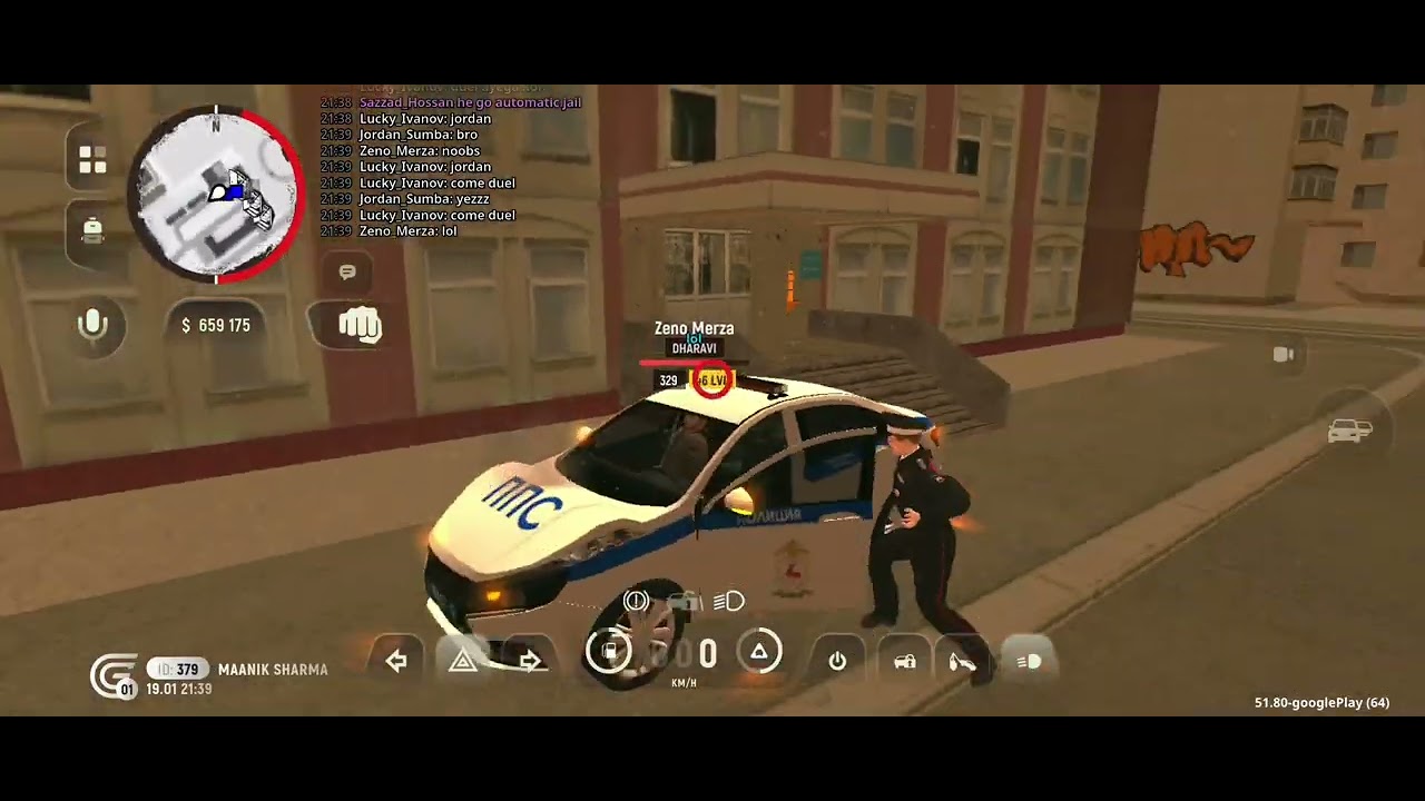 Zeno merza using glitch hack during arresting time 