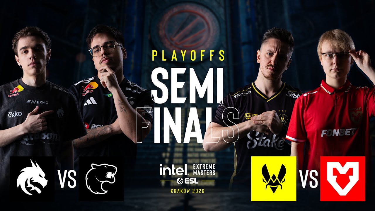 Team Spirit vs. FURIA - IEM Krakow 2026 - Semifinals