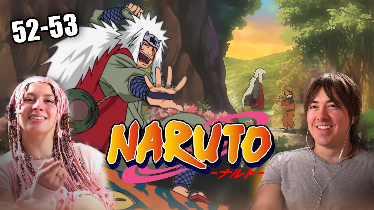 Jiraiya the Legendary SANIN APPEARS! | Ep.52-53 | NARUTO First Time Reaction
