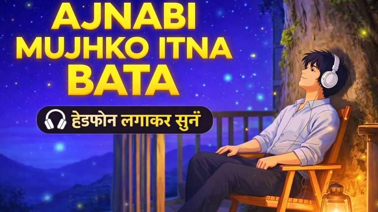 Ajnabi Mujhko Itna Bata Il Relaxing Lo- FI Version | अजनबी मुझाको इतना बता / 90s Hindi Lofi Songs