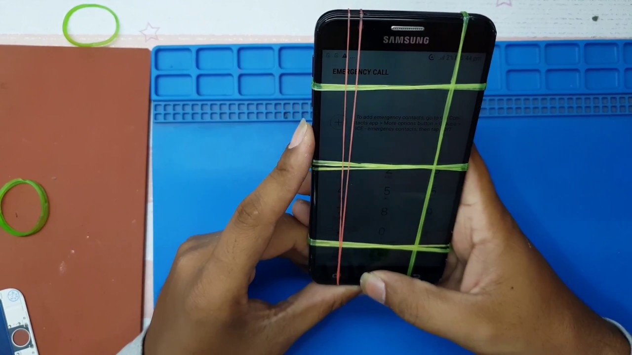 Samsung j7 prime broken glass replacement | screen repair | crek glass change