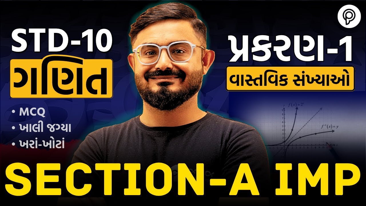 Std 10 Maths Ch 1 Section A | હેતુલક્ષી પ્રશ્નો | Meghani Sir | Board Exam 2026 | Gujarati Medium