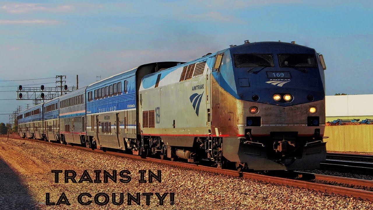 [HD] Trains all throughout the Los Angeles County!