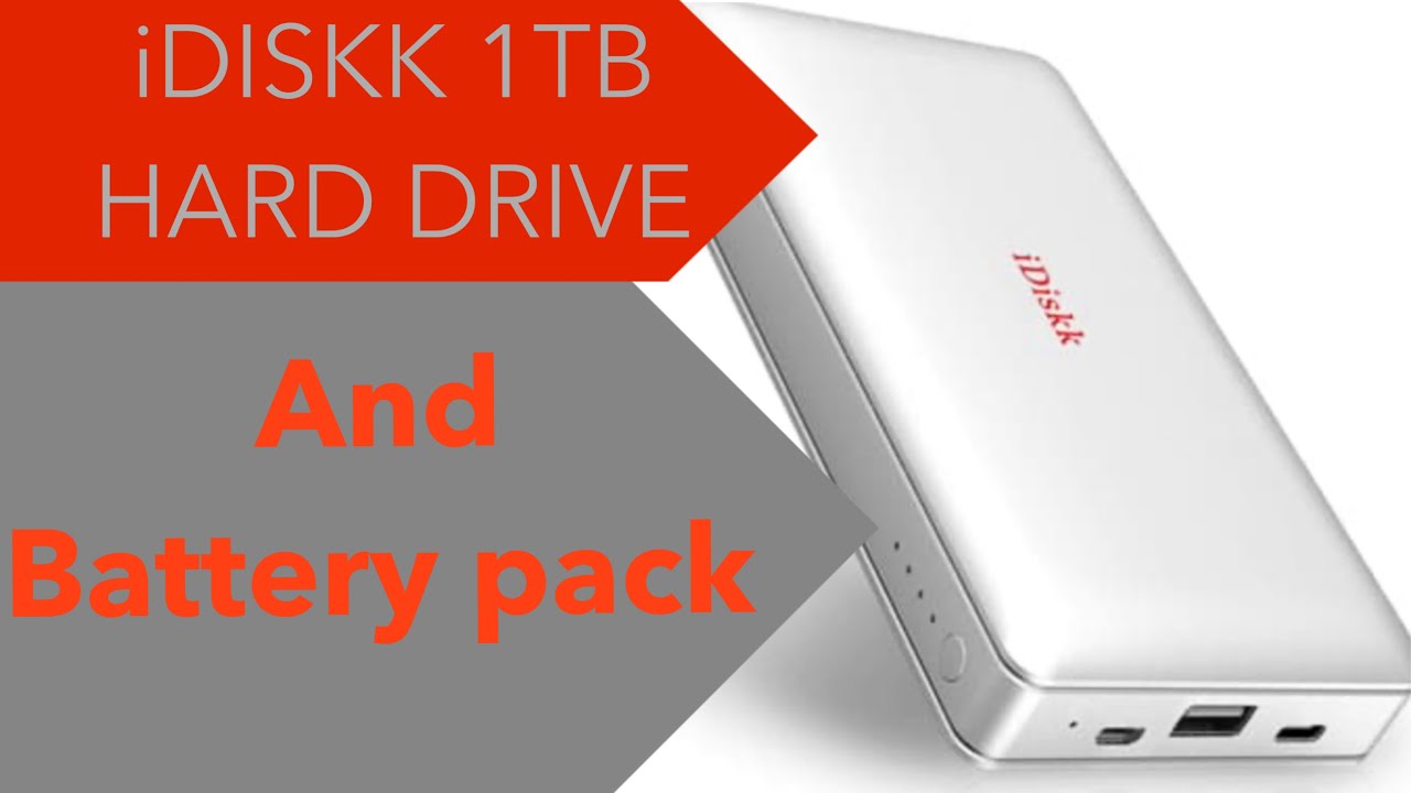 iDiskk 1TB hard drive battery pack | Electronics and Gadgets