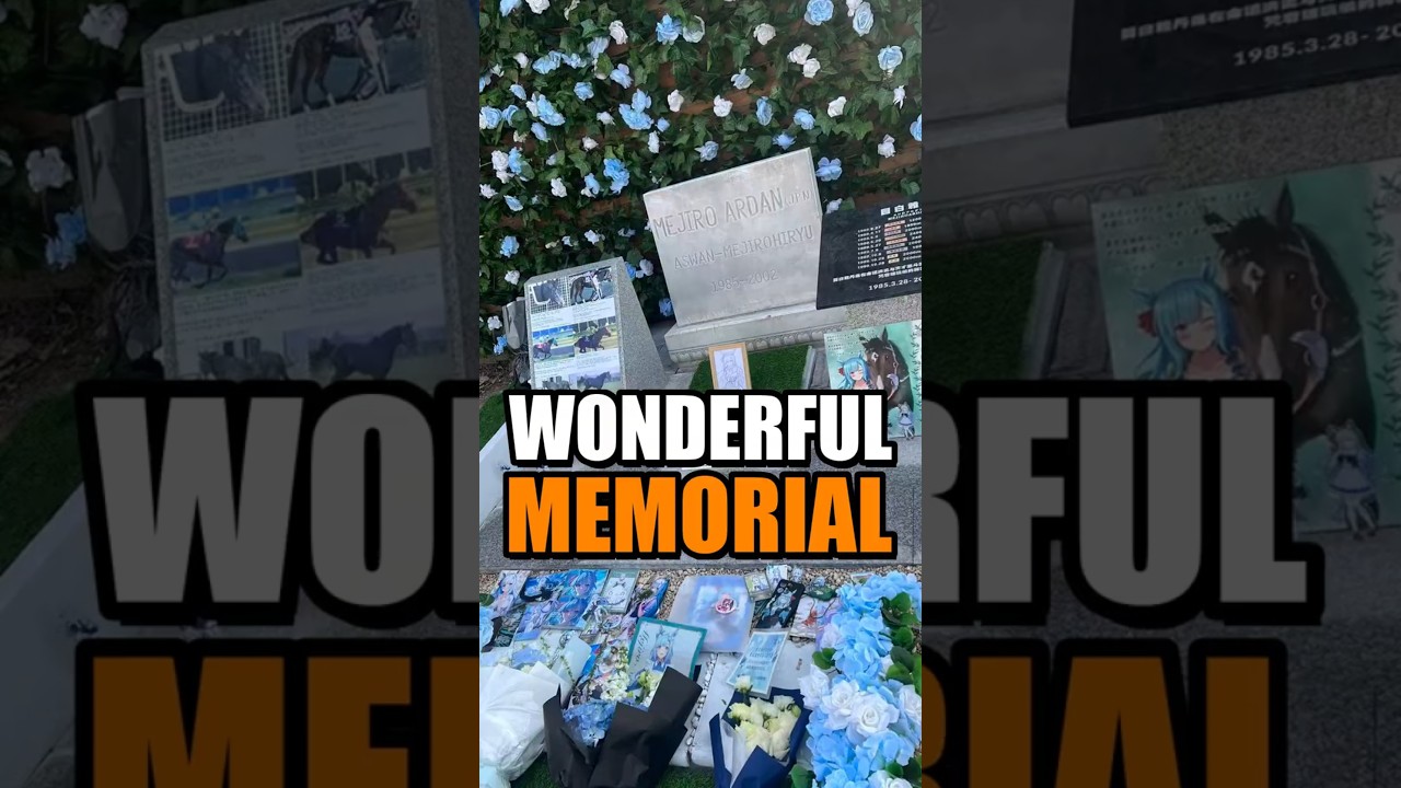 Uma Musume Fans Preserving Mejiro Ardan's Memorial in Beijing