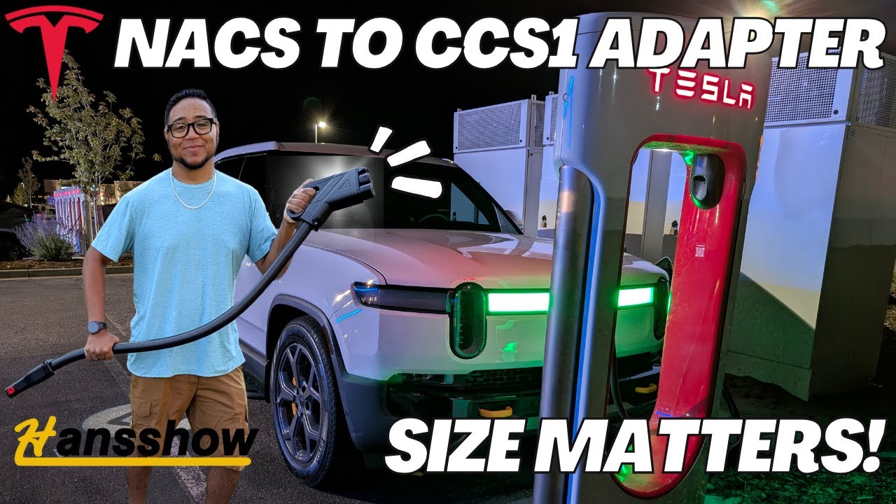 Hansshow 5 Foot Tesla NACS to CCS1 Adapter — Supercharger Reach Fix Or Electrical Hazard ⚡?