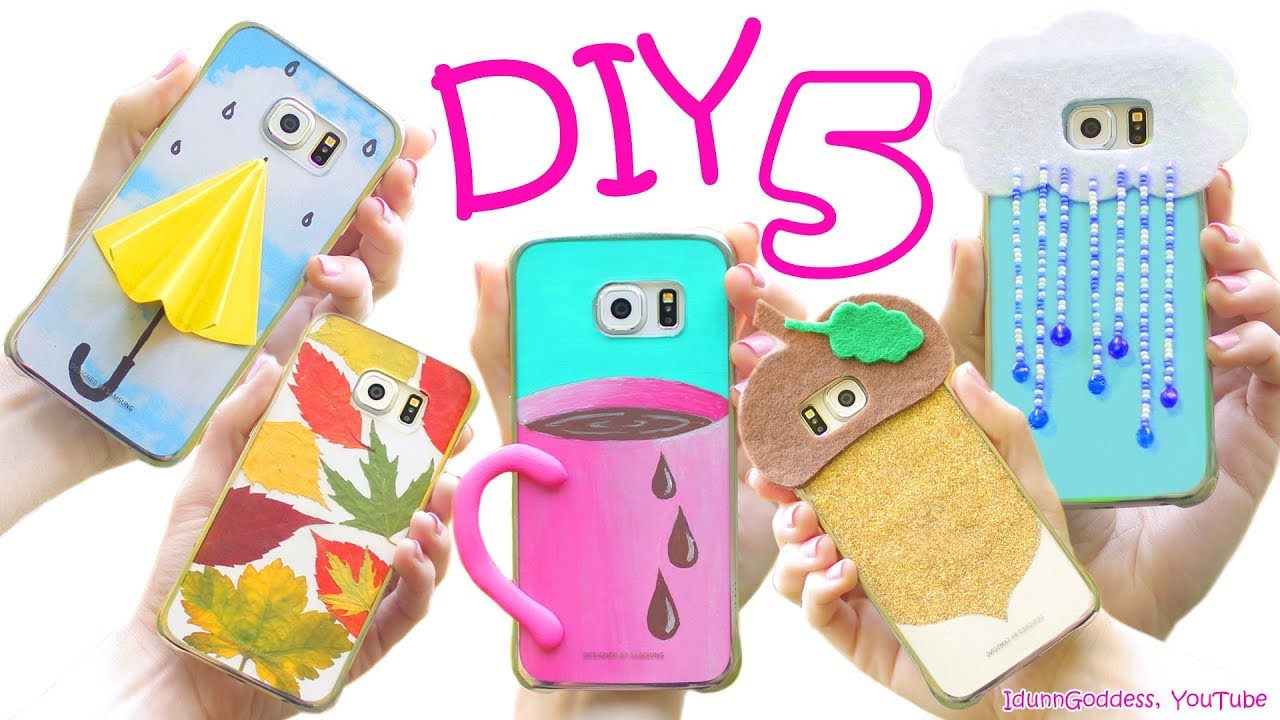5 DIY Fall Phone Cases - How To Make Cute Phone Cases For Autumn