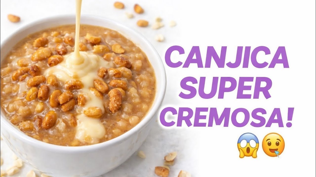 CANJICA SUPER CREMOSA COM AMENDOIM 😱🤤