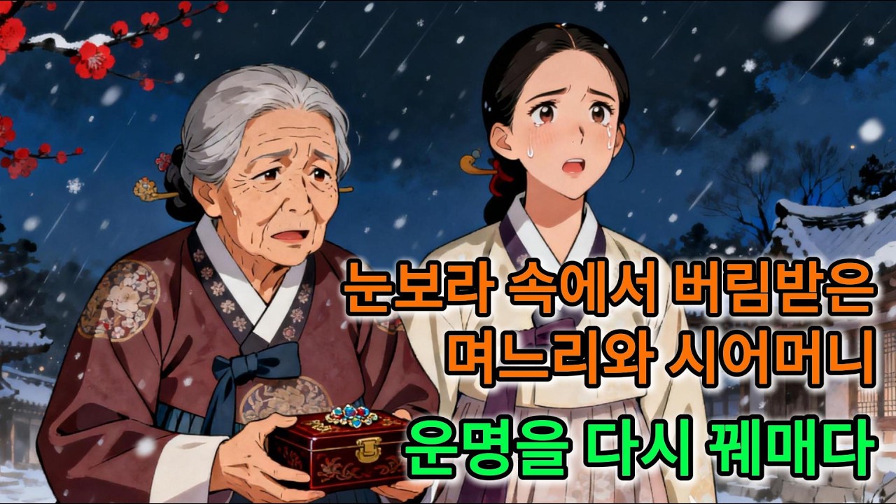 쫓겨난 며느리#고양이 #명언 #이야기 #의사 왕실이 선택한 침선비가 되다