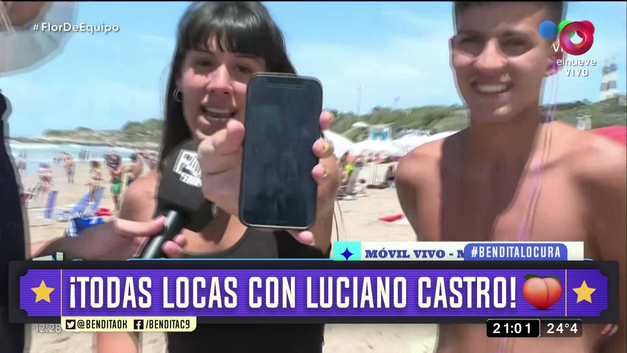 ¡Todos como locos con Luciano Castro!