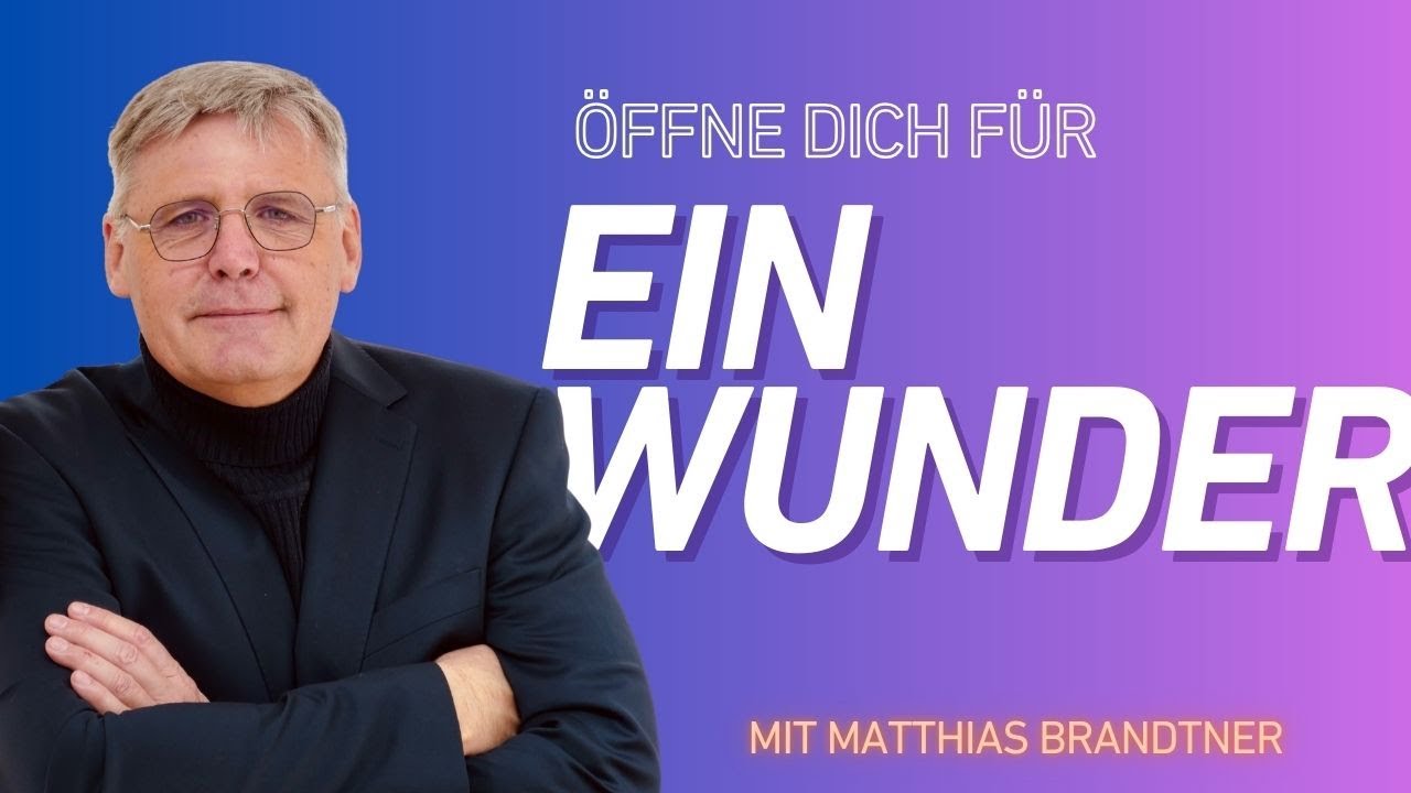 Taufpredigt | Öffne dich für ein Wunder| Predigt vom 07.12.2025 mit Matthias Brandtner
