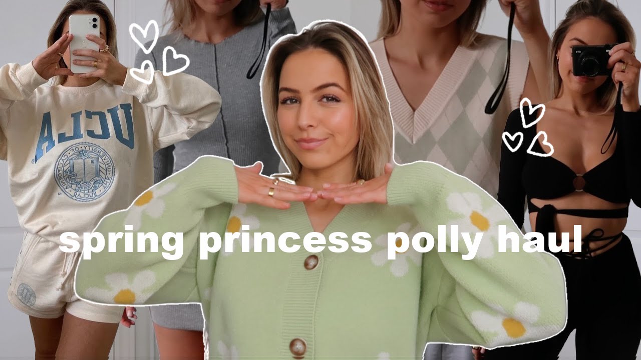 *transitioning into spring* try-on haul with princess polly!