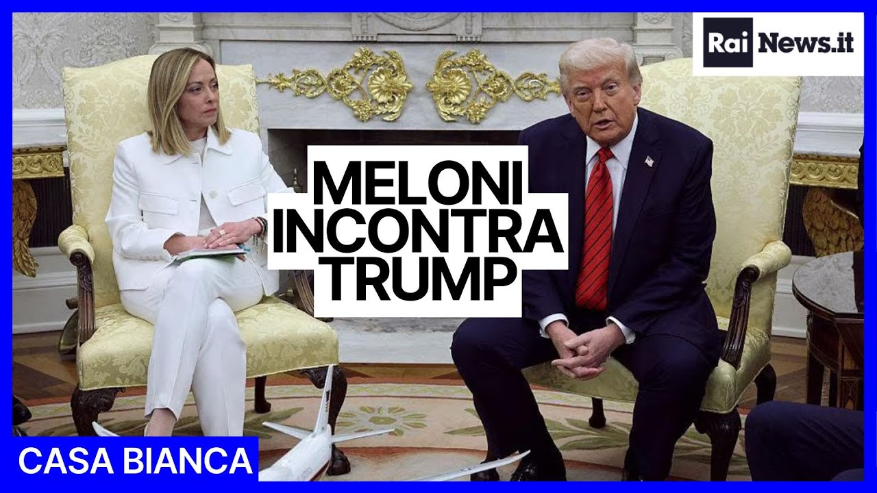 Meloni-Trump, le dichiarazioni congiunte al termine del bilaterale alla Casa Bianca