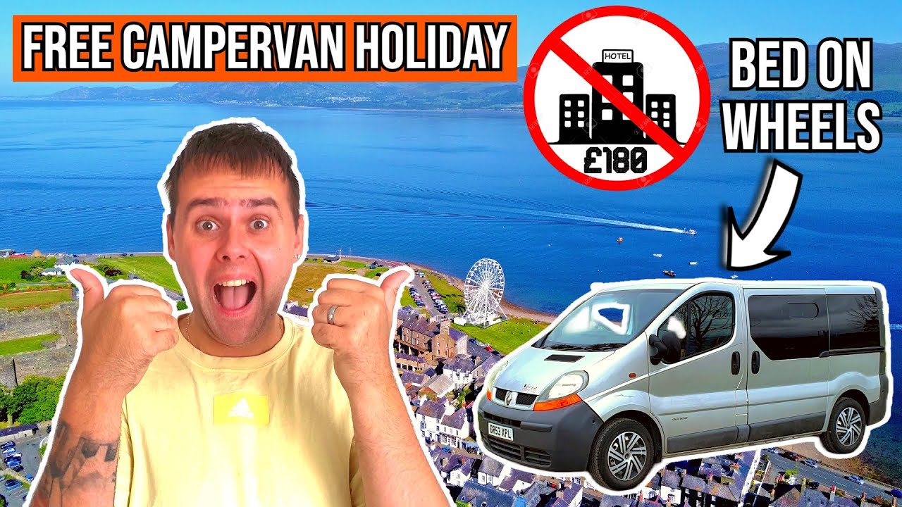 I SAVED SO MUCH MONEY! MICRO VAN CAMPING In Anglesey For FREE! Van Life UK