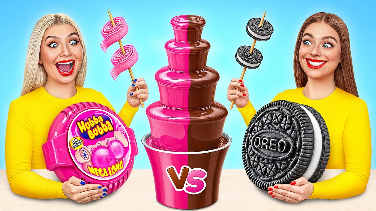 Bubble Gum vs Chocolate Food Challenge | Awesome Kitchen Hacks by Choco DO