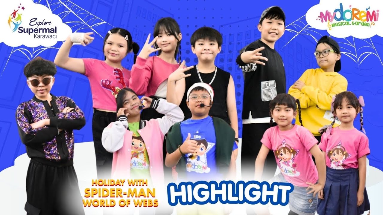Vibing Holiday bersama Mydoremi Musical Garden di Supermal Karawaci #laguanak #kidssong #mydoremi
