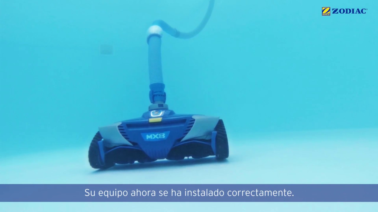 ¿Cómo instalar un limpiafondos hidráulico MX8 y Mx9 de Zodiac?