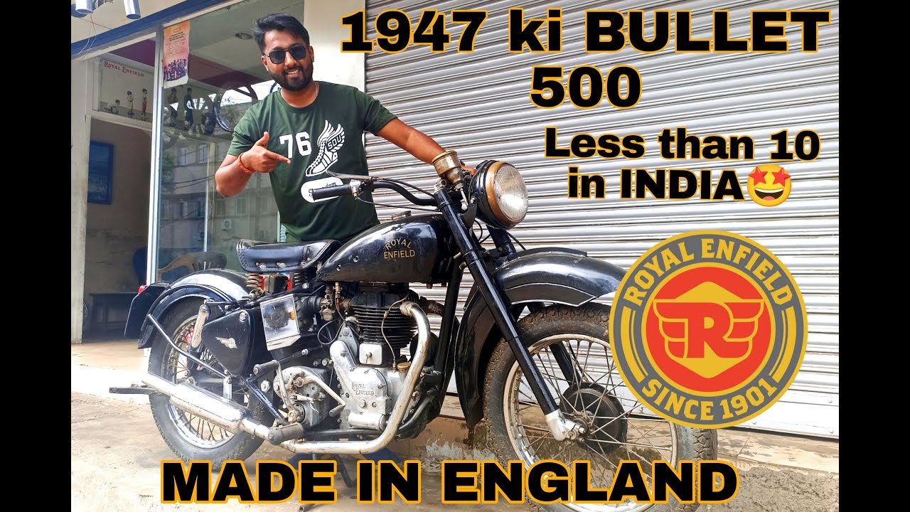 1947 ROYAL ENFIELD BULLET J2500 🤩|| Running Condition || Made in England || #royalenfield #bullet500