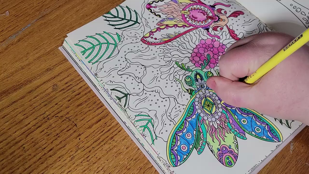 Coloring tonight relaxing night in