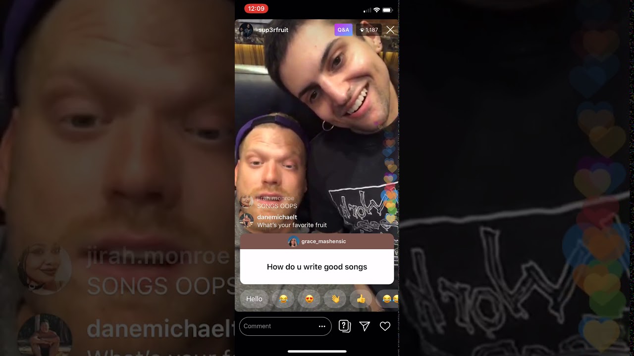 Superfruit Instagram live//August 16, 2019