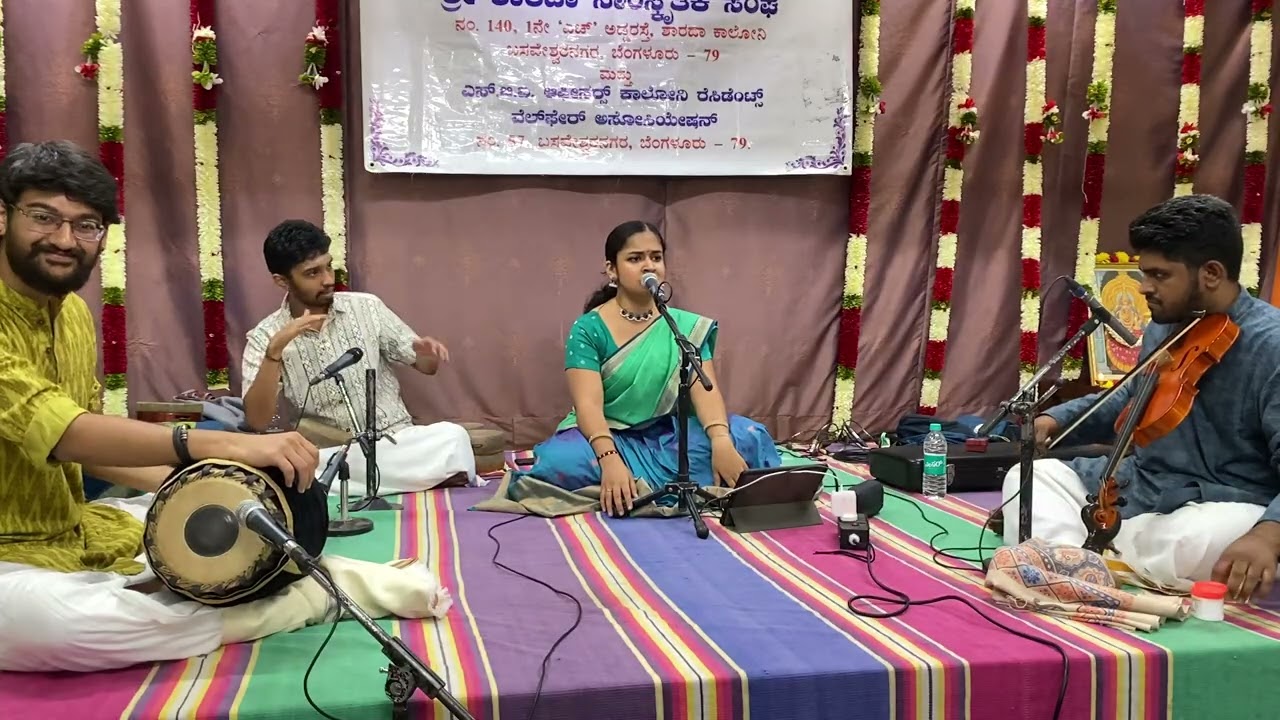 ￼Music concert by Kumari Spoorthi  Rao on ￼25 October 2025, organised by Sri Sharada Sanskrit Sangha