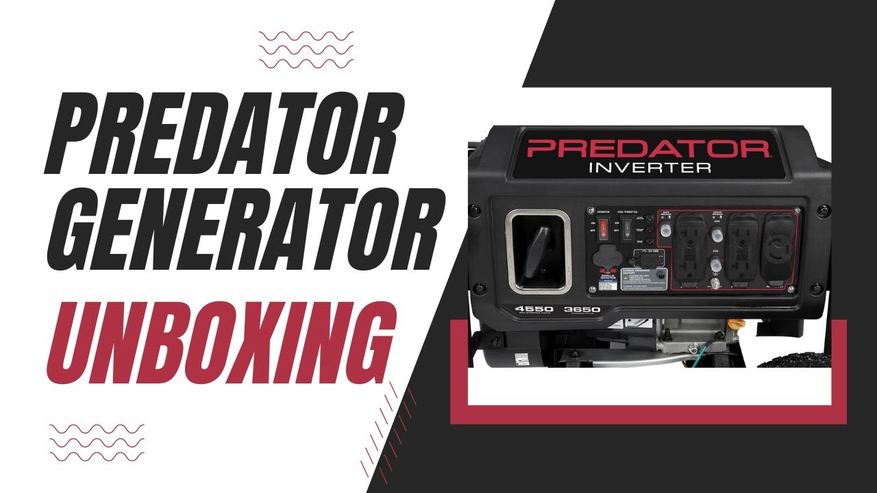 Обзор и распаковка инверторного генератора Harbor Freight Predator мощностью 4550 Вт