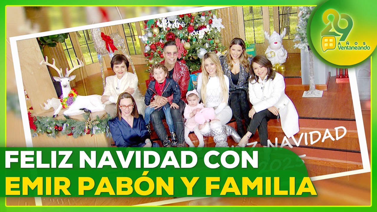 &iexcl;Feliz Navidad, con Emir Pab&oacute;n y Stefan&iacute;a de Aranda!🎄🥳 | Ventaneando