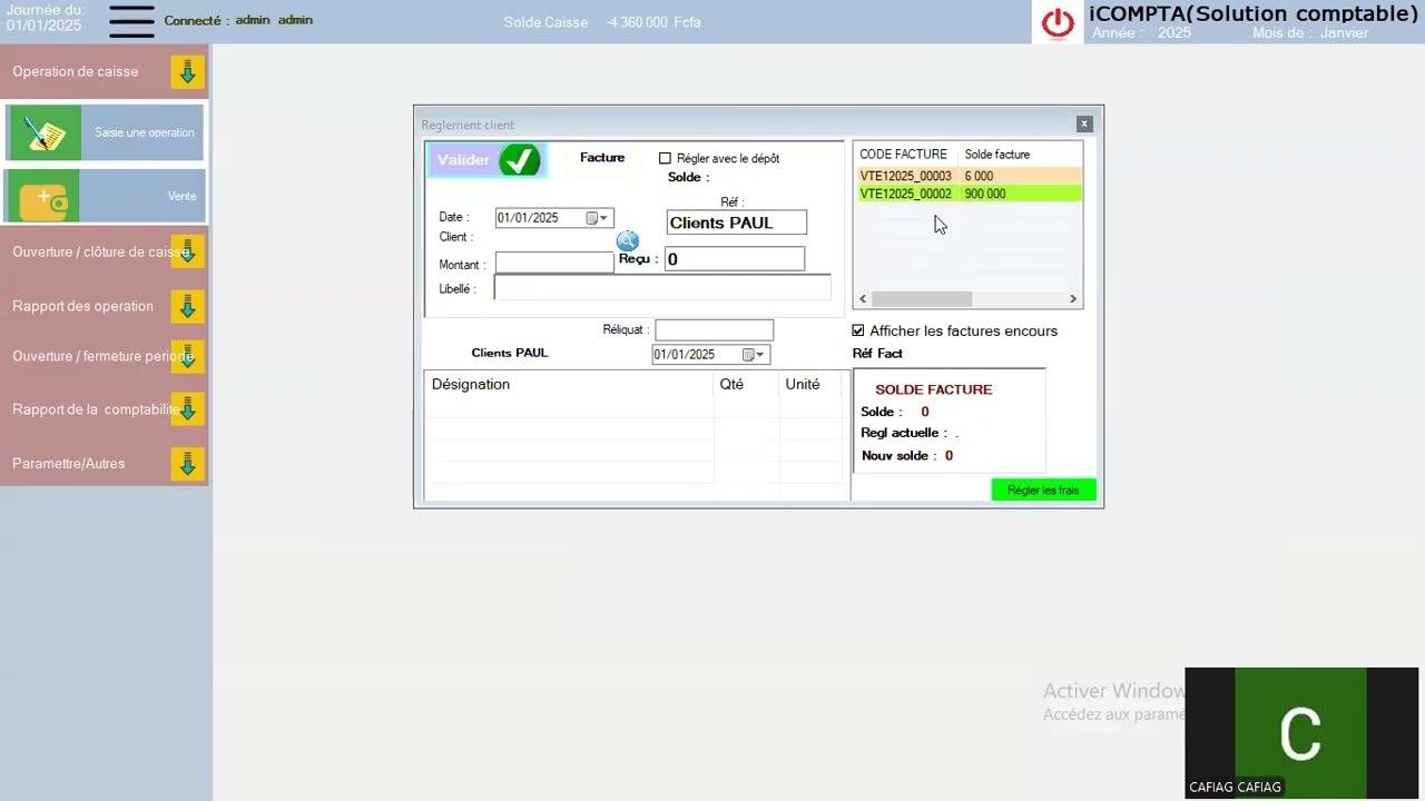 BREF SUR  UTILISATION DE ICOMPTAGESCOM VX12