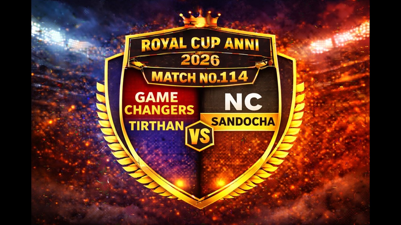 👑🏏 ROYAL CUP 2026 🏏👑🔥 MATCH 115 🔥🌪️ Tufani Boys Nither 🆚 ❤️ Heart of Falachan 💥