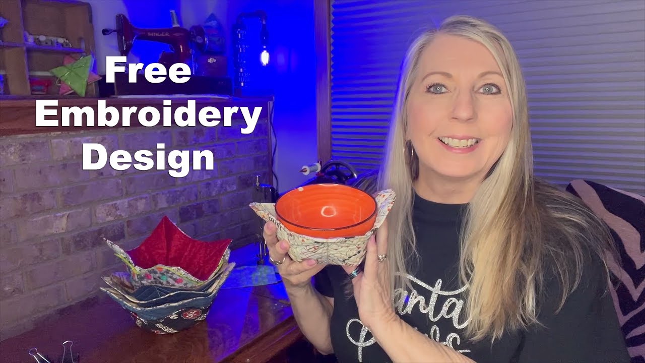 Бесплатная грелка ITH Bowl Cozy — бесплатный дизайн вышивки