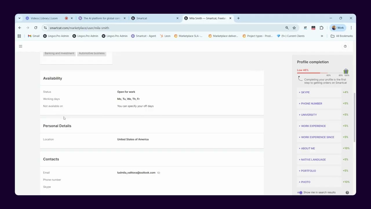 Freelancer Profile Setup Guide