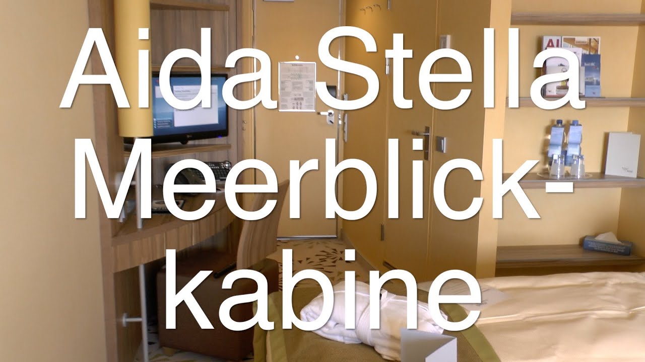 AIDAstella: Meerblickkabine 4136 - Außenkabine ohne Balkon
