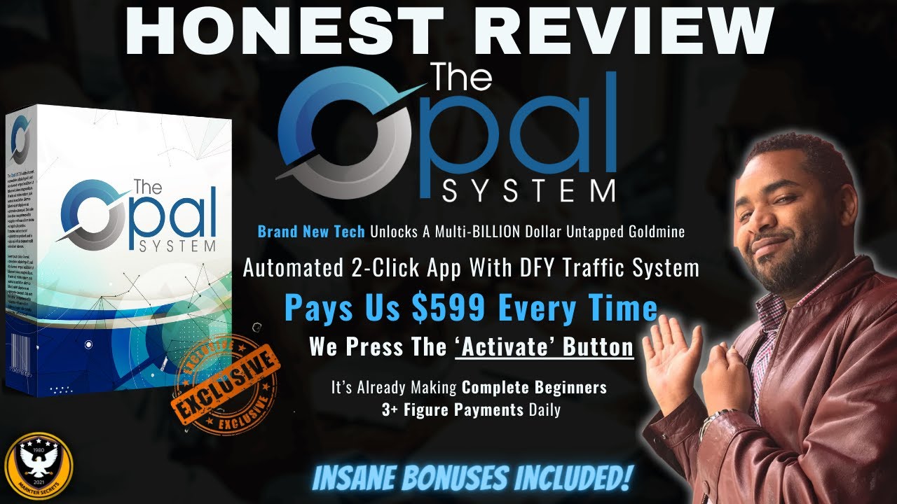The Opal System Review + Bonuses 🔥 Automated 2-Click App With DFY Traffic System 🔥