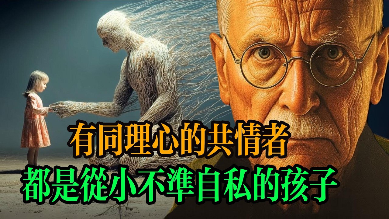 榮格最終提醒 ——有同理心的共情者，只不過是從小就不准自私的孩子。#心理学 #心理 #心理學