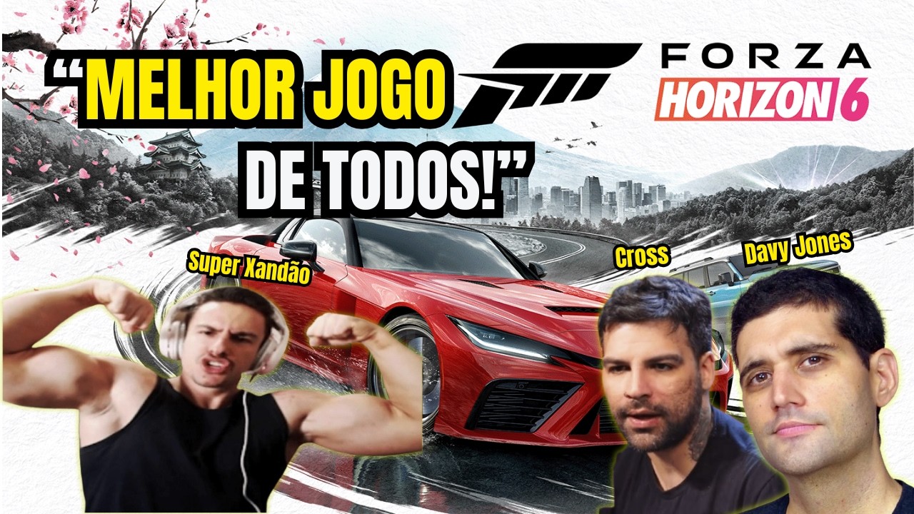 🎉YOUTUBERS REAGINDO À PRIMEIRA GAMEPLAY DE FORZA HORIZON 6🤯