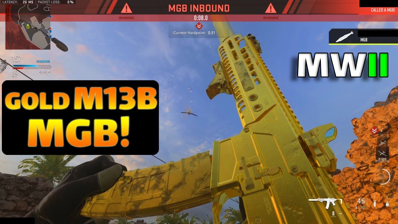 Modern Warfare II GOLD M13B MGB 