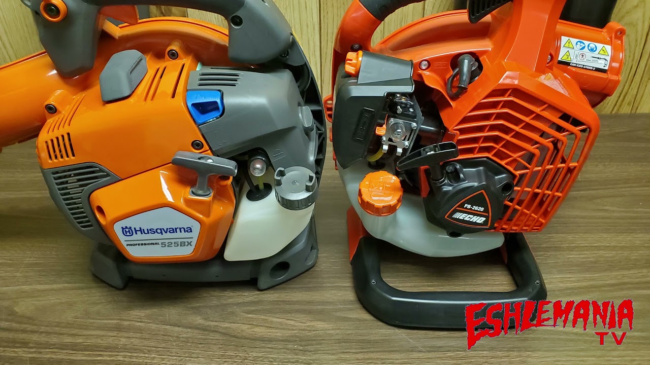 Echo PB2620 против Husqvarna 525BX: сравнение характеристик этих двух ручных воздуходувов